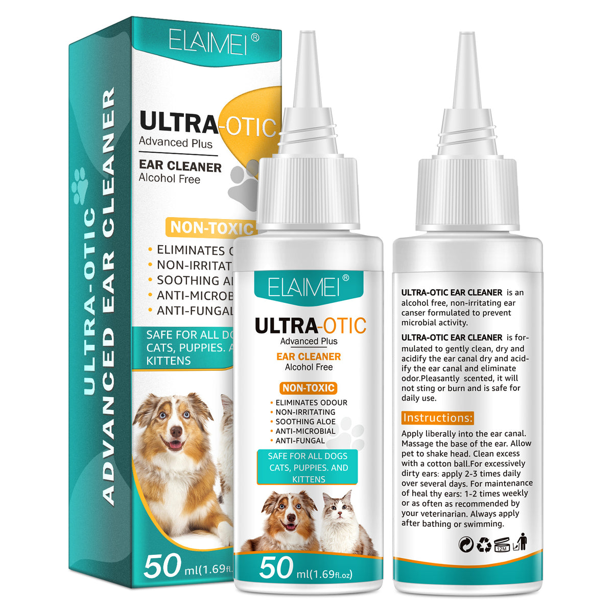 Pet Ear Cleaner 50ml — Stop the Head Shaking