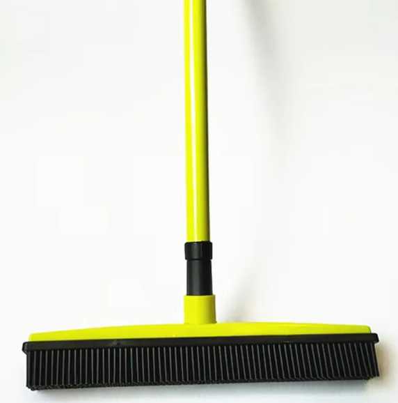 Pet Hair Removal Broom — Pulls Fur Out of Carpet