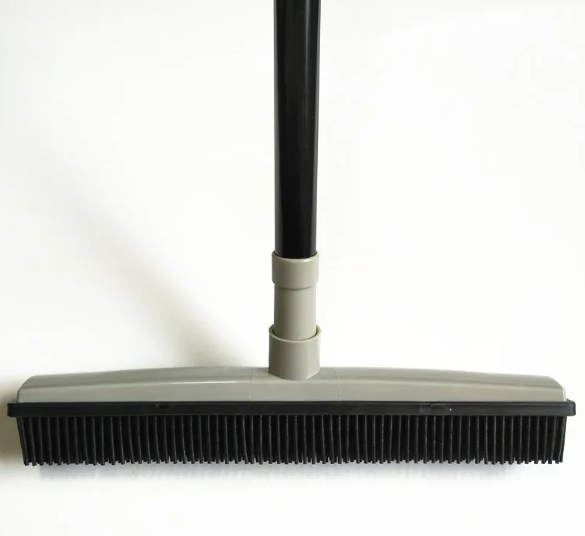 Pet Hair Removal Broom — Pulls Fur Out of Carpet