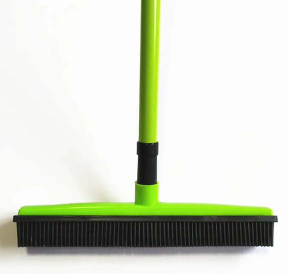 Pet Hair Removal Broom — Pulls Fur Out of Carpet