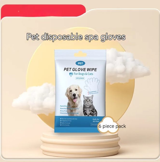 Pet Cleaning Wipes &amp; Gloves — Clean Without a Bath