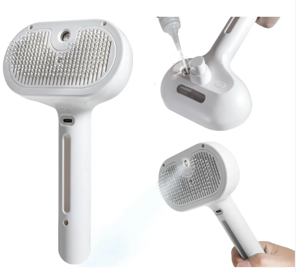 Spray Deshedding Brush — Fur Stays On the Brush